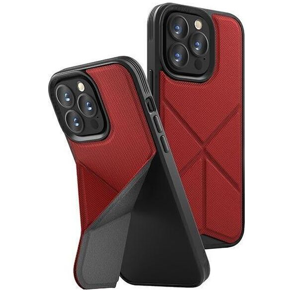 Uniq UNIQ etui Transforma iPhone 13 Pro / 13 6,1" czerwony/coral red MagSafe