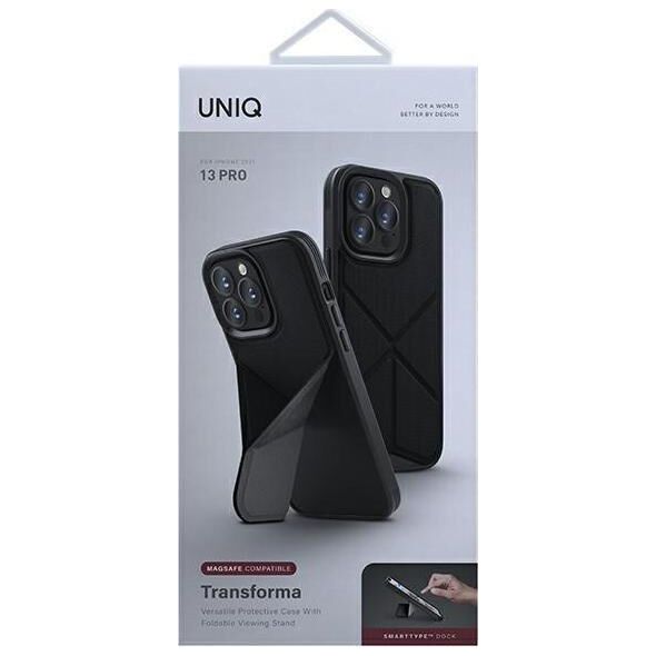 Uniq UNIQ etui Transforma iPhone 13 Pro / 13 6,1" czarny/ebony black MagSafe