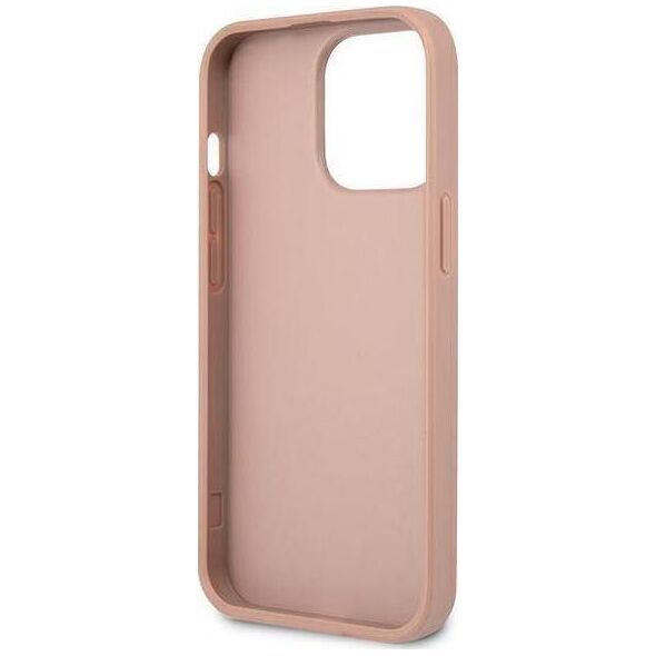Guess Guess GUHCP13LPSATLP iPhone 13 Pro / 13 6,1" różowy/pink hardcase SaffianoTriangle Logo
