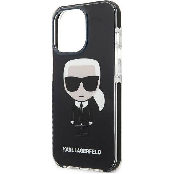 Karl Lagerfeld Karl Lagerfeld KLHCP13LTPEIKK iPhone 13 Pro / 13 6,1" hardcase czarny/black Iconik Karl