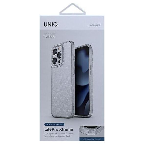 Uniq UNIQ etui LifePro Xtreme iPhone 13 Pro / 13 6,1" przezroczysty/tinsel lucent