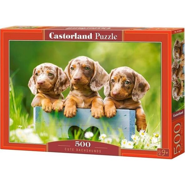 Castorland Puzzle 500 Cute Dachshunds CASTOR
