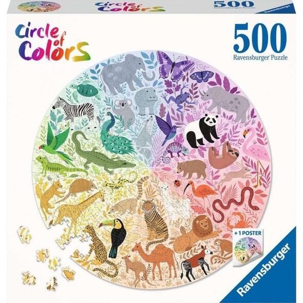 Ravensburger Puzzle 500 Zwierzeta