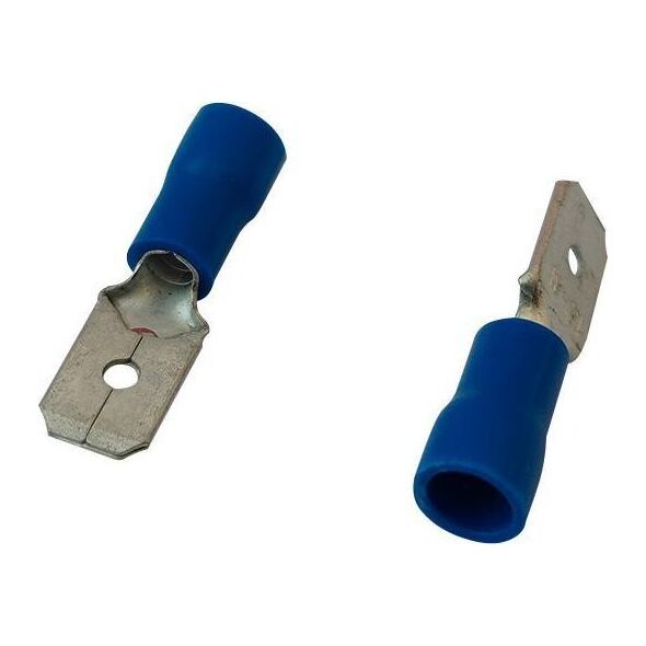 EPM KOŃCÓWKA WSUWANA IZOLOWANA 1.5-2.5MM 0.8-6.35 10 SZTUK