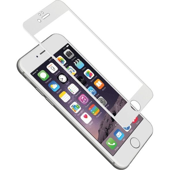 Cygnett Cygnett 9H Screen Protector with silicone boarder - IPhone 6 - Clear / White