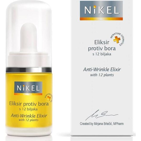 Nikel NIKEL, Przeciwzmarszczkowy Eliksir z 12 roślin INTENSIVE CARE, 15ml