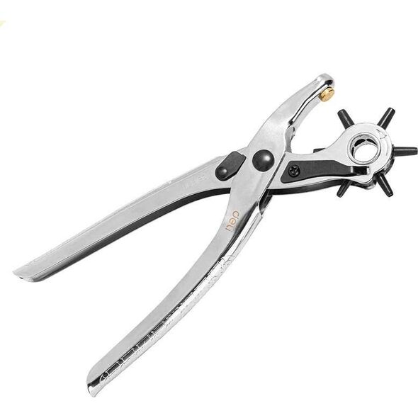 Deli Szczypce obrotowe do otworów Deli Tools EDL1919C, 9" (srebrne)