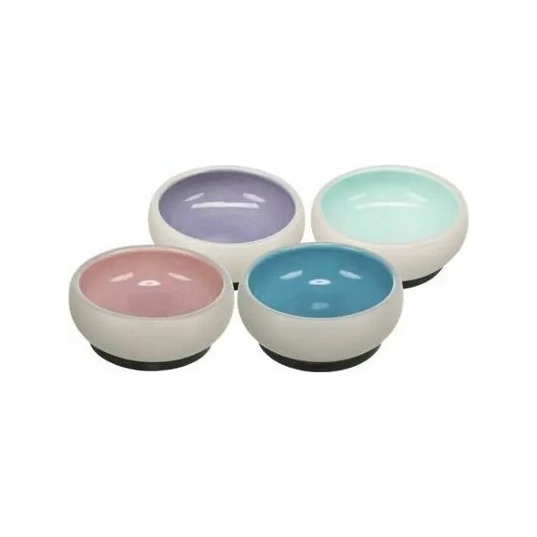 Trixie Miska, dla kota, ceramiczna, 0.3 l/o 11 cm, z gumową podstawą, różne kolory