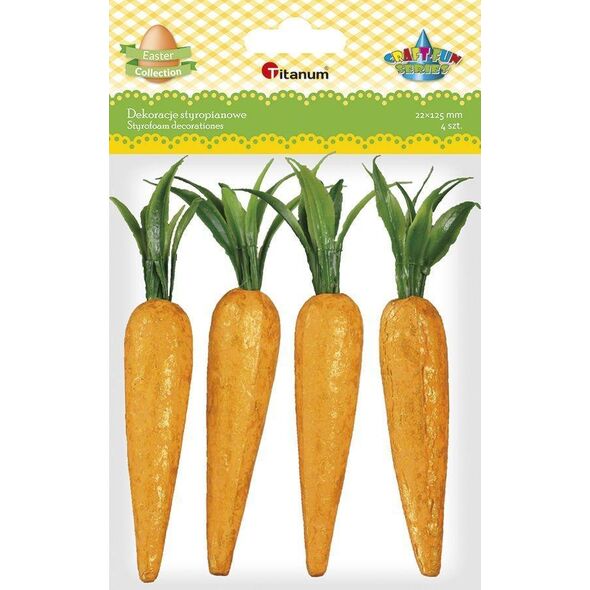 Titanum Marchewki styropianowe 22x125mm 4szt