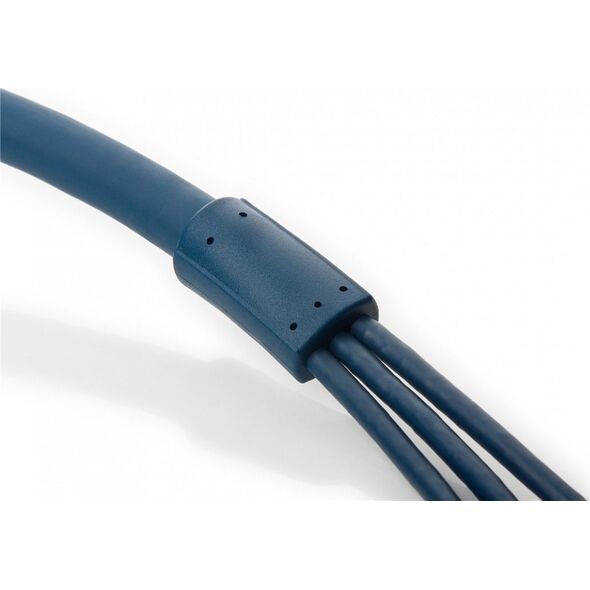 Kabel Clicktronic RCA (Cinch) x3 - RCA (Cinch) x3 3m granatowy (JAB-1339042)