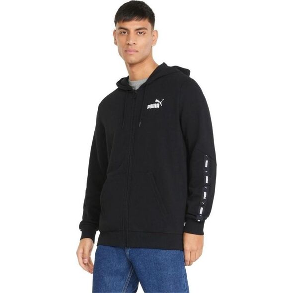Puma Bluza męska Puma ESS+ Tape Full-Zip Hoodie TR czarna 848768 01 M