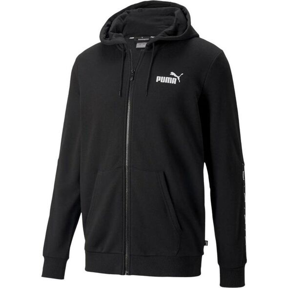 Puma Bluza męska Puma ESS+ Tape Full-Zip Hoodie TR czarna 848768 01 S