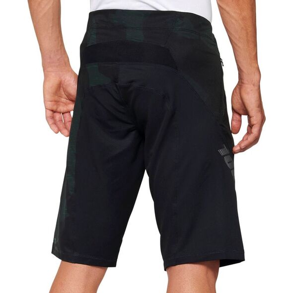 100% Szorty męskie 100% AIRMATIC LE Shorts black camo roz.28 (42 EUR) (NEW 2022)