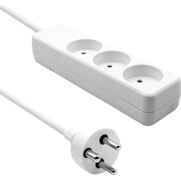 ProXtend Danish Power Strip 3 gniazda 10 m biała (K3-K10W)