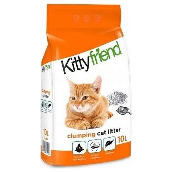 Żwirek dla kota Sanicat Kittyfriend, żwirek, dla kota, bentonit, 10L, zbrylający