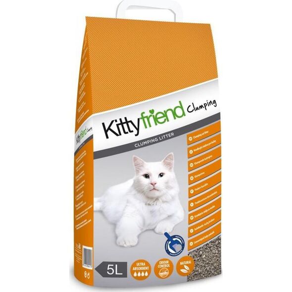 Żwirek dla kota Sanicat Kittyfriend Bezzapachowy 5 l
