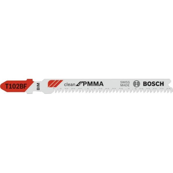 Bosch Brzeszczot do wyrzynarki T 102 BF, 5 szt. w opakowaniu Bosch