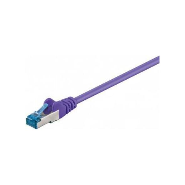 Goobay CAT 6AKabel łączący, S/FTP (PiMF), Fioletowy - Długość kabla 1 m