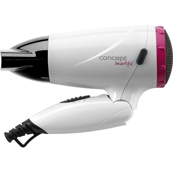 Suszarka Concept SUSZARKA DO WŁOSÓW BEAUTIFUL 1500W VV5740 BIAŁO RÓŻOWA