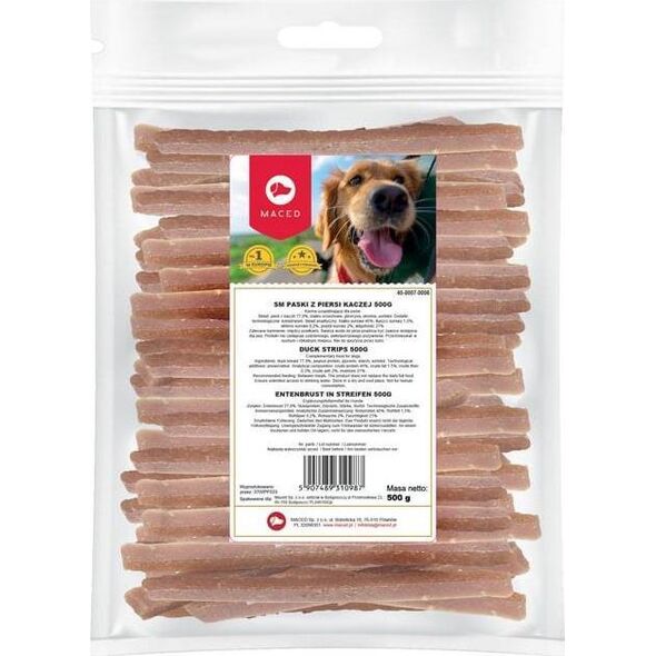 Maced MACED PASKI Z PIERSI KACZEJ 500G