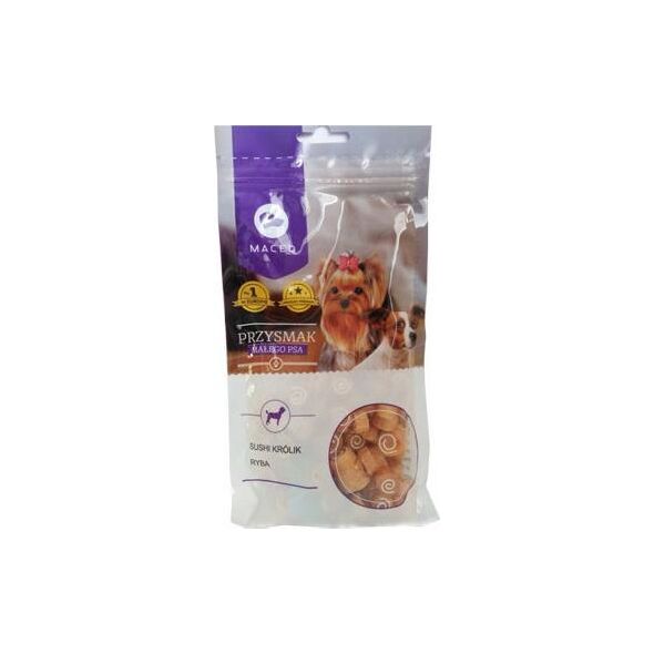 Maced SUSHI Z KRÓLIKIEM I RYBĄ 60G