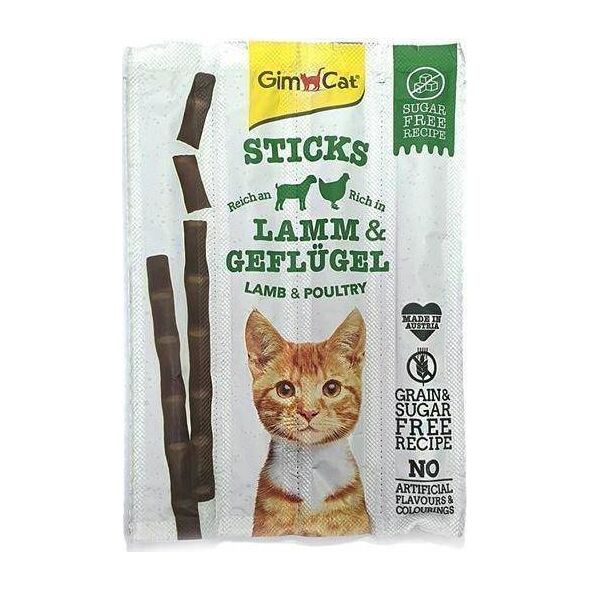 Gimcat Gimcat Sticks 20g Jagnięcina&Drób 4 szt.