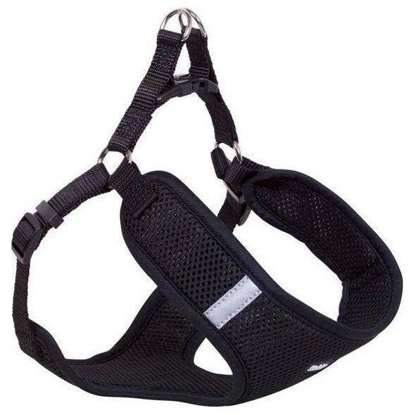 Nobby Nobby Mesh Reflect Szelki XL Czarne 69-83cm
