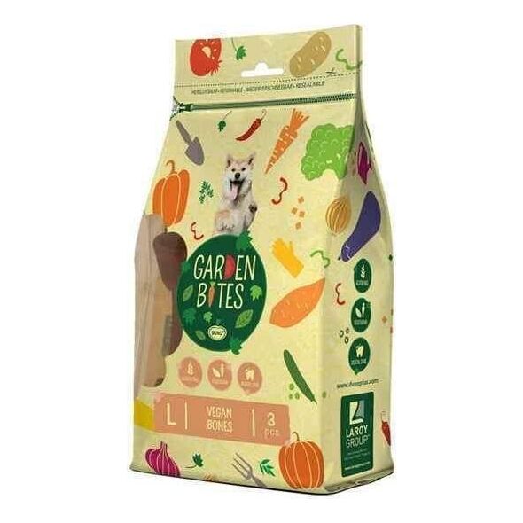 Duvo+ Kostki wiązane Garden Bites Vegan Bones do czyszczenia zębów 270 g
