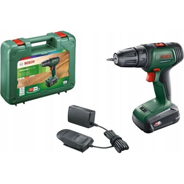 Wiertarko-wkrętarka Bosch UniversalDrill 18 V 1 x akumulator 1.5 Ah (06039D4001)