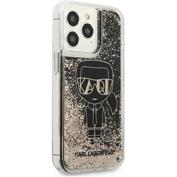 Karl Lagerfeld Karl Lagerfeld KLHCP13XLGGKBK iPhone 13 Pro Max 6,7" czarny/black hardcase Liquid Glitter Gatsby