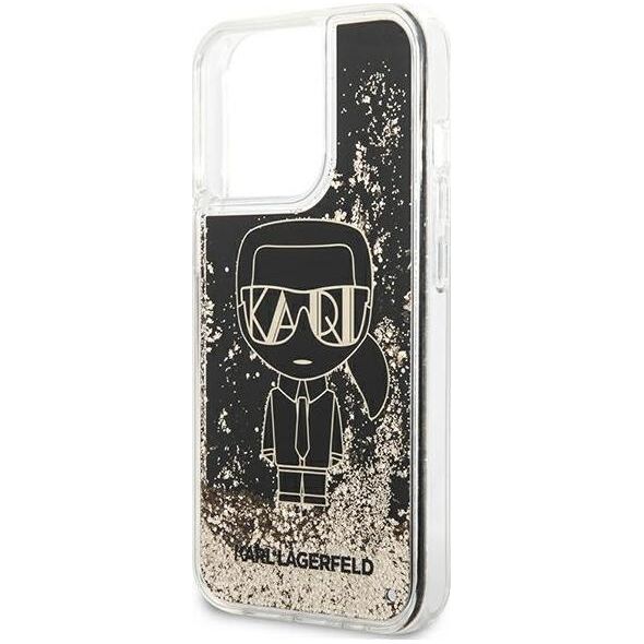Karl Lagerfeld Karl Lagerfeld KLHCP13XLGGKBK iPhone 13 Pro Max 6,7" czarny/black hardcase Liquid Glitter Gatsby