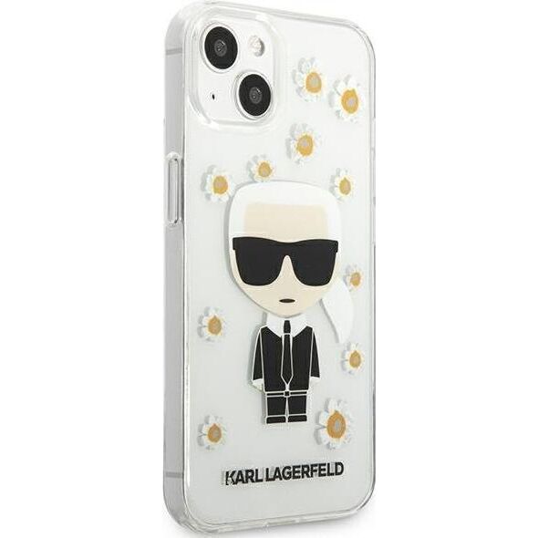 Karl Lagerfeld Karl Lagerfeld KLHCP13SHFLT iPhone 13 mini 5,4" przezroczysty/transparent Flower Ikonik Karl