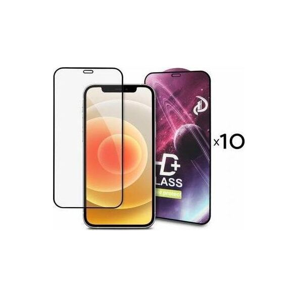 SZKŁO HARTOWANE PREMIUM 9D HD+ REALME 8i 10SZT CZARNE