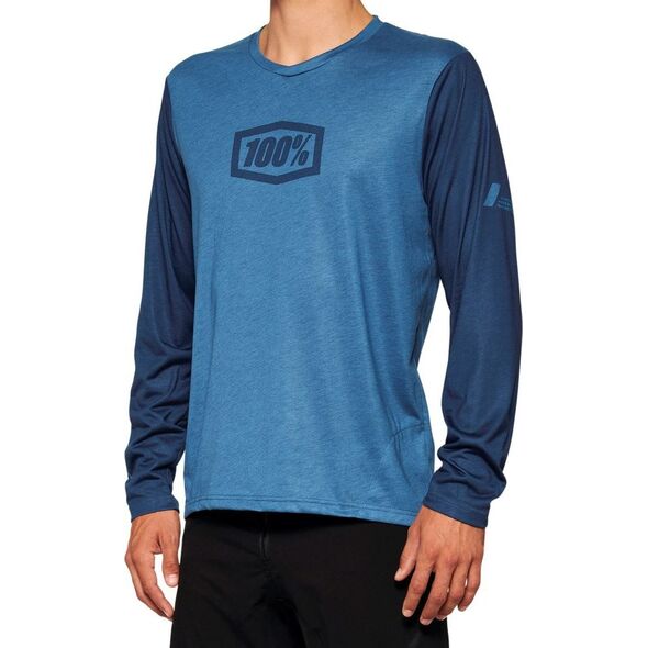100% Koszulka męska 100% AIRMATIC Long Sleeve dijon roz. M (NEW 2022)