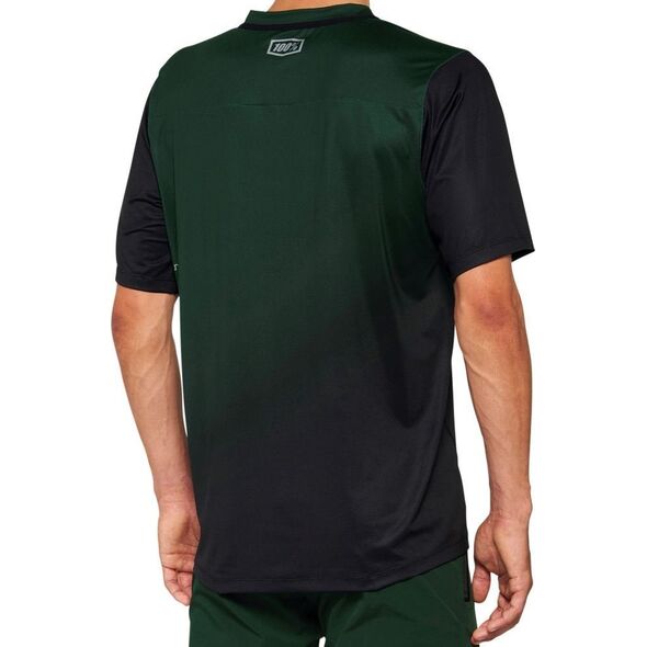 100% Koszulka męska 100% CELIUM Jersey krótki rękaw black charcoal roz. S (NEW 2022)