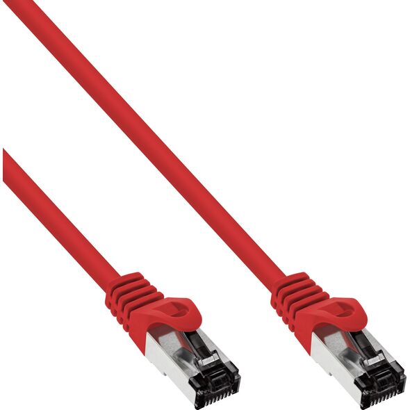 InLine InLine® Patch Cable S/FTP PiMF Cat.8.1 halogen free 2000MHz red 0.25m
