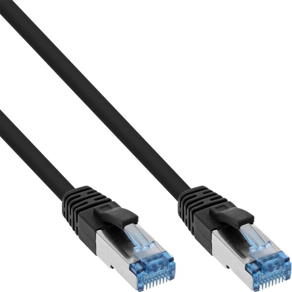 InLine 40pcs. Bulk-Pack InLine® Patch Cable S/FTP PiMF Cat.6A halogen free 500MHz black 2m
