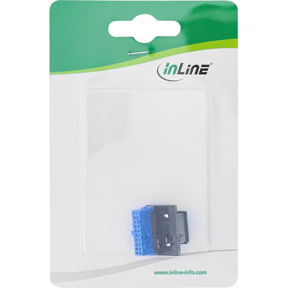 InLine Adapter wewnętrzy USB 3.0 - USB 3.1 Key A (33446E)