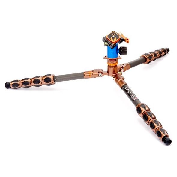 Statyw FeiYu Tech Statyw 3 Legged Thing Leo 2.0 Bronze, włókna węglowe, 5-sekcji, udźwig 30kg, głowica Pro Lever