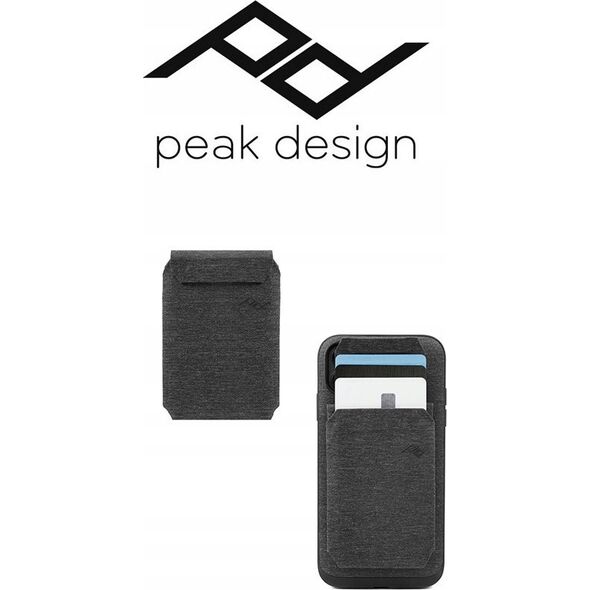 Peak Design Peak Design Mobile Wallet Slim - Magnetyczny Portfel Płaski Do Telefonu - Grafitowy