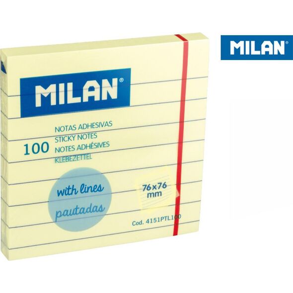 Milan KARTECZKI SAMOPRZYLEPNE W LINIĘ MILAN 76X76, OP. 100 SZTUK