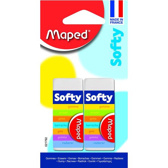Maped GUMKA MAPED SOFTY 2 SZTUKI BLISTER