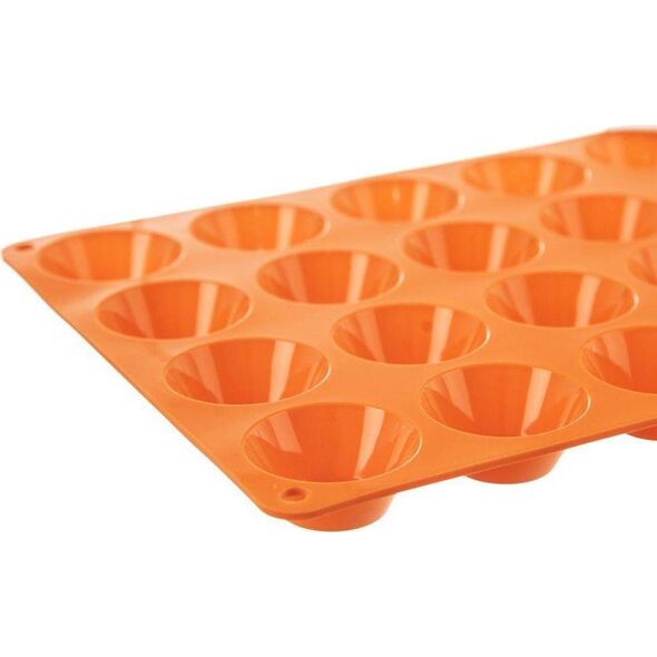 Orion Forma silikonowa foremka do pieczenia mini muffinek na muffinki małe babeczki 20 sztuk