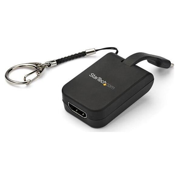 Adapter USB StarTech StarTech.com CDP2HDFC zewnętrzna karta graficzna usb 3840 x 2160 px Czarny