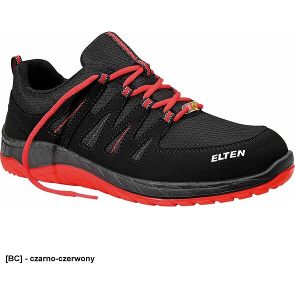 Elten Batai ELTEN Maddox Black Red Low ESD S3 SRC, juodi/raudoni 43
