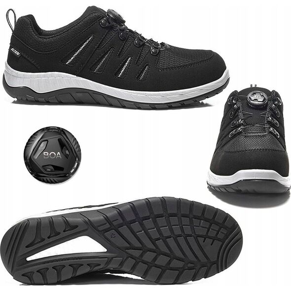 Elten Batai ELTEN Maddox Boa Low ESD S3 SRC, juodi/pilki 43
