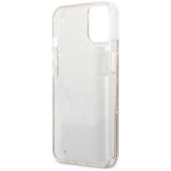 Guess Guess GUHCP13SLFLSD iPhone 13 mini 5,4" złoty/gold hardcase Paisley Liquid Glitter