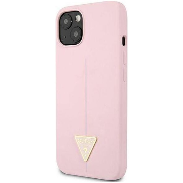 Guess Guess GUHCP13SSLTGU iPhone 13 mini 5,4" fioletowy/purple hardcase Silicone Triangle