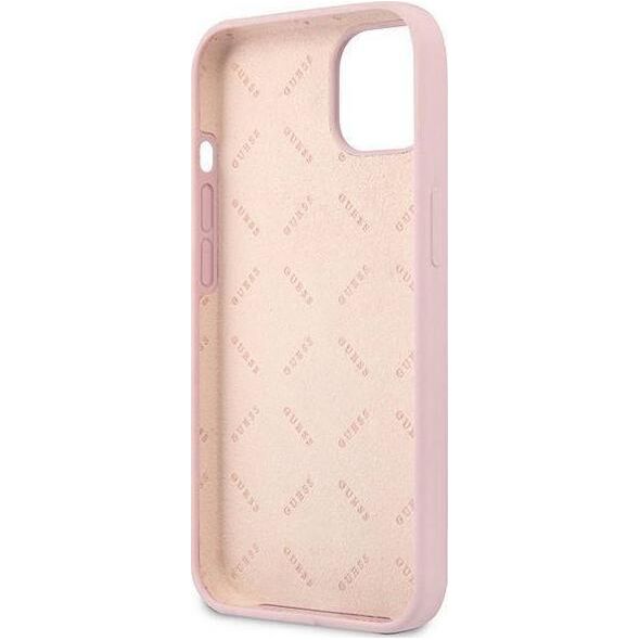 Guess Guess GUHCP13SSLTGU iPhone 13 mini 5,4" fioletowy/purple hardcase Silicone Triangle