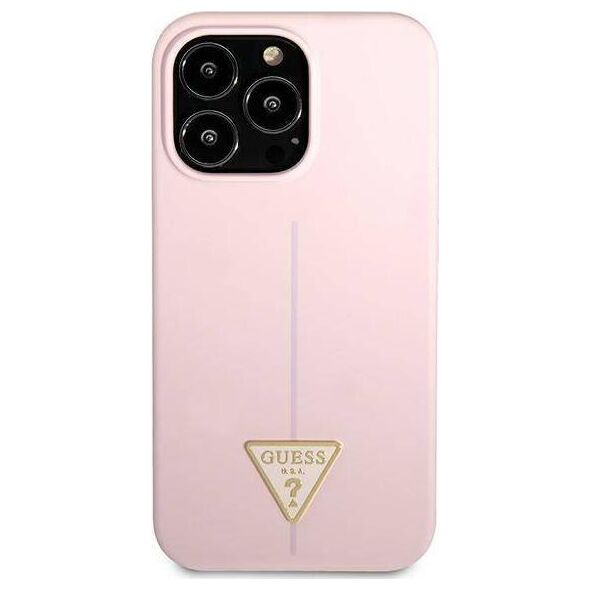 Guess Guess GUHCP13XSLTGU iPhone 13 Pro Max 6,7" fioletowy/purple hardcase Silicone Triangle
